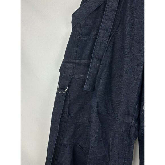 BDG  Urban Outfitters Strappy Cargo Relaxed Baggy Tech Jeans Low Rise Small - Picture 16 of 16